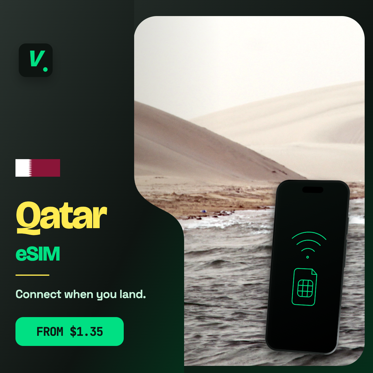 Qatar eSIM – prepaid travel data plans