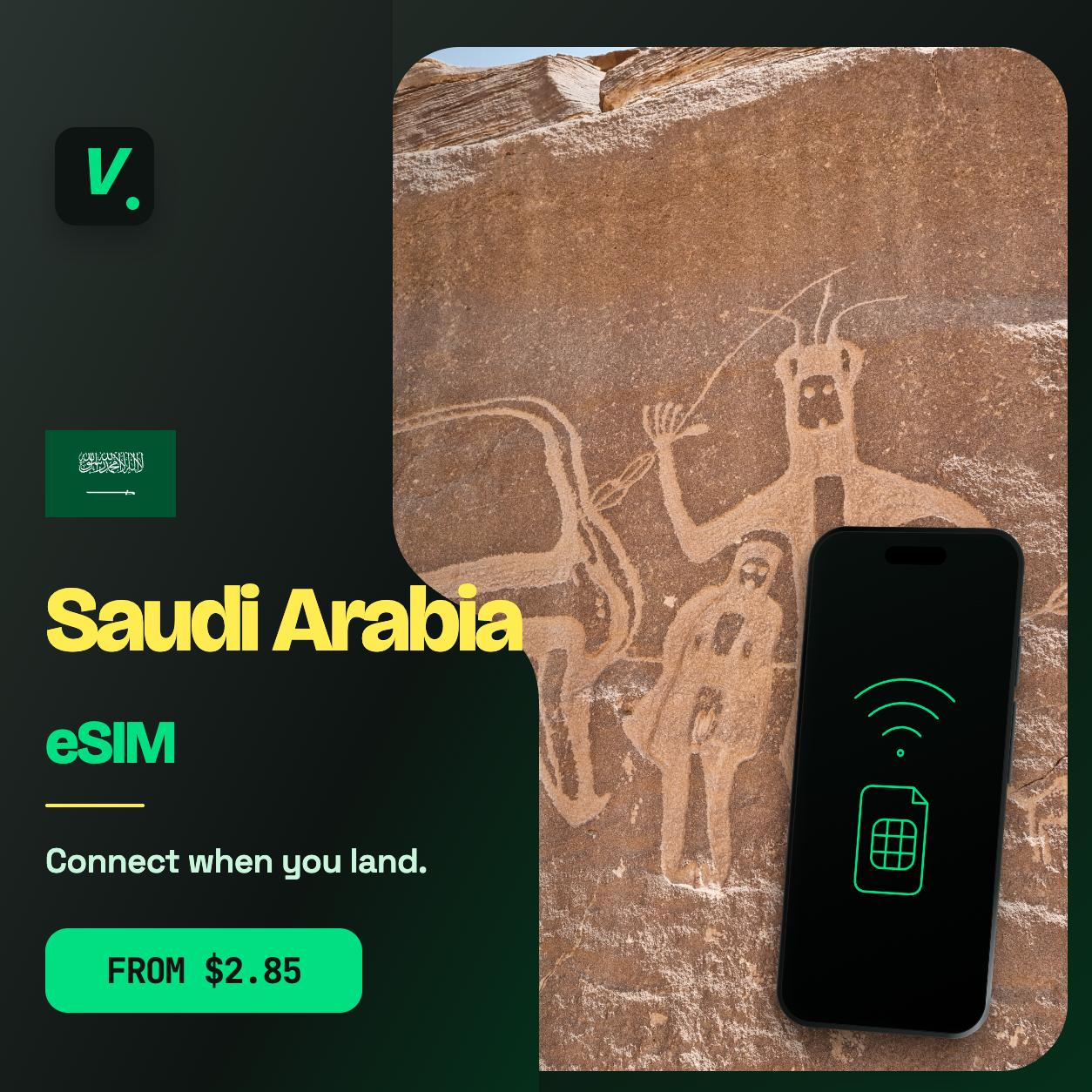 Saudi Arabia eSIM – prepaid travel data plans