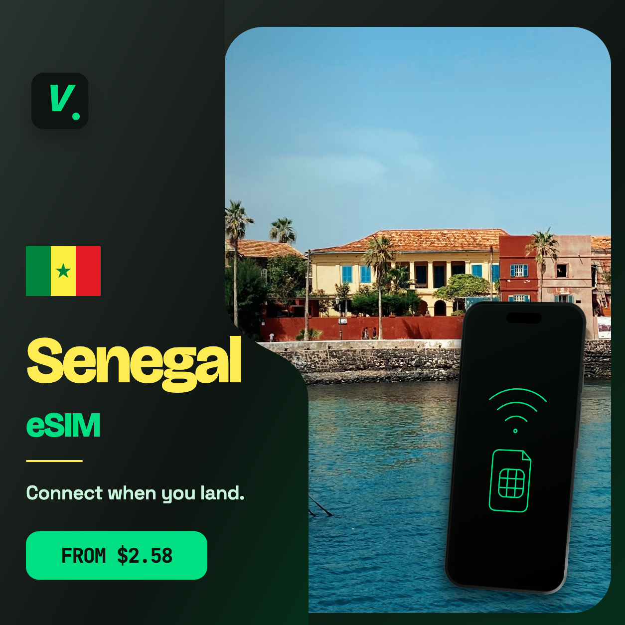 Senegal eSIM – prepaid travel data plans