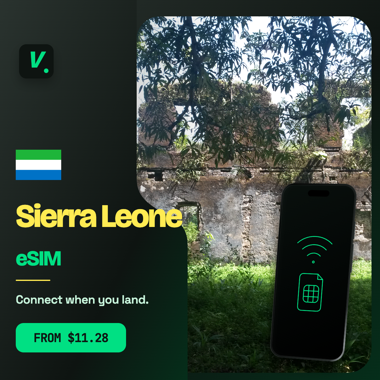 Sierra Leone eSIM – prepaid travel data plans