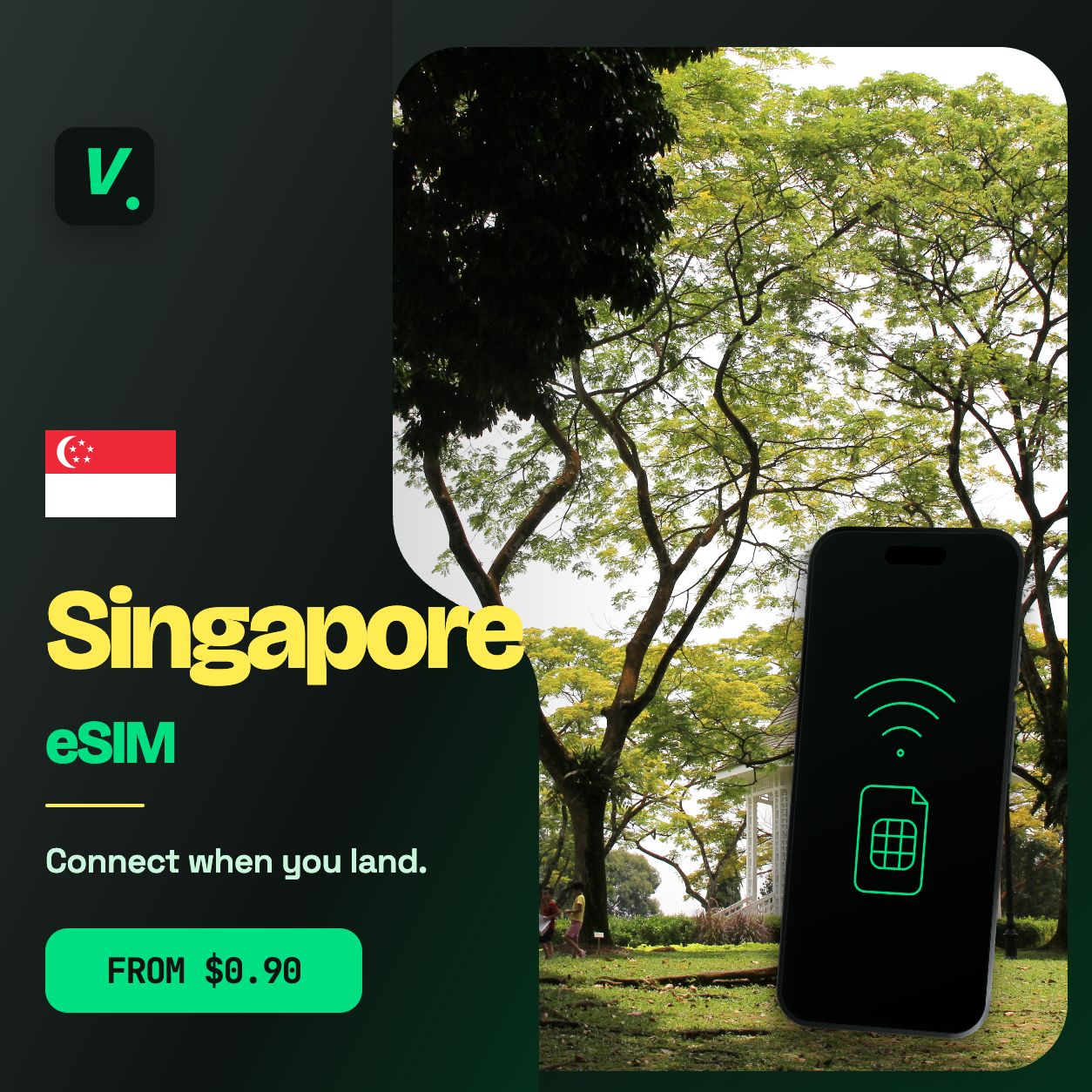 Singapore eSIM – prepaid travel data plans