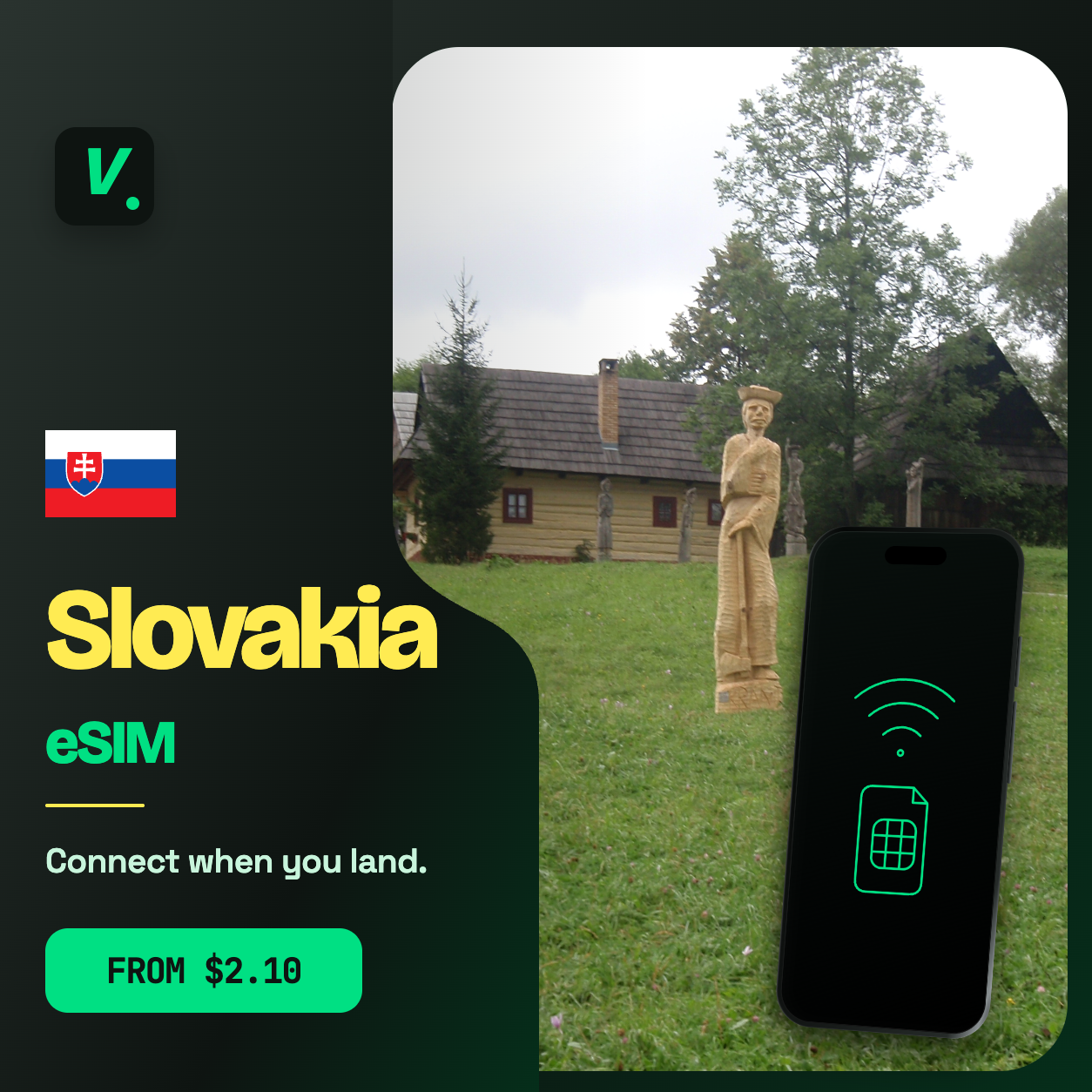 Slovakia eSIM – prepaid travel data plans