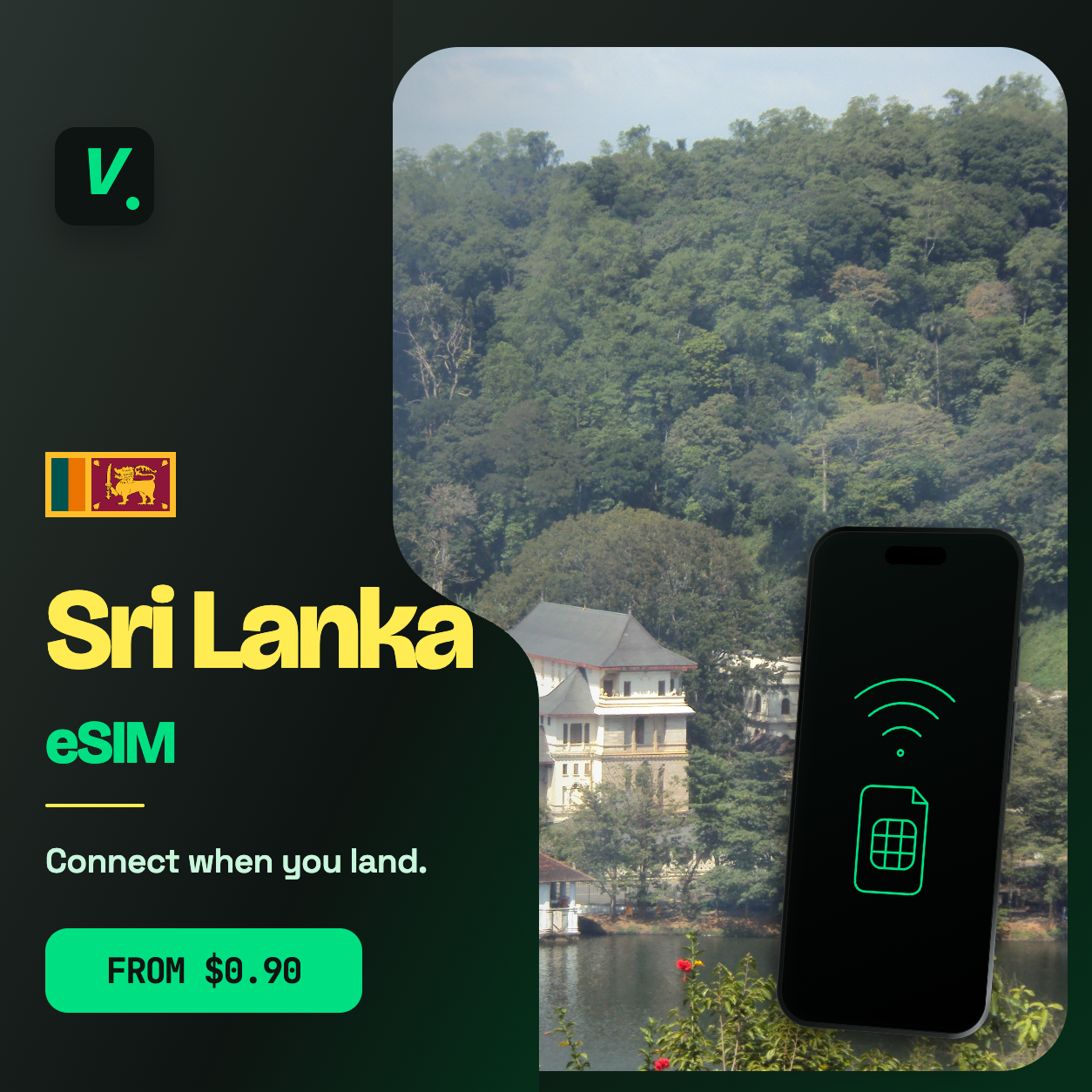 Sri Lanka eSIM – prepaid travel data plans