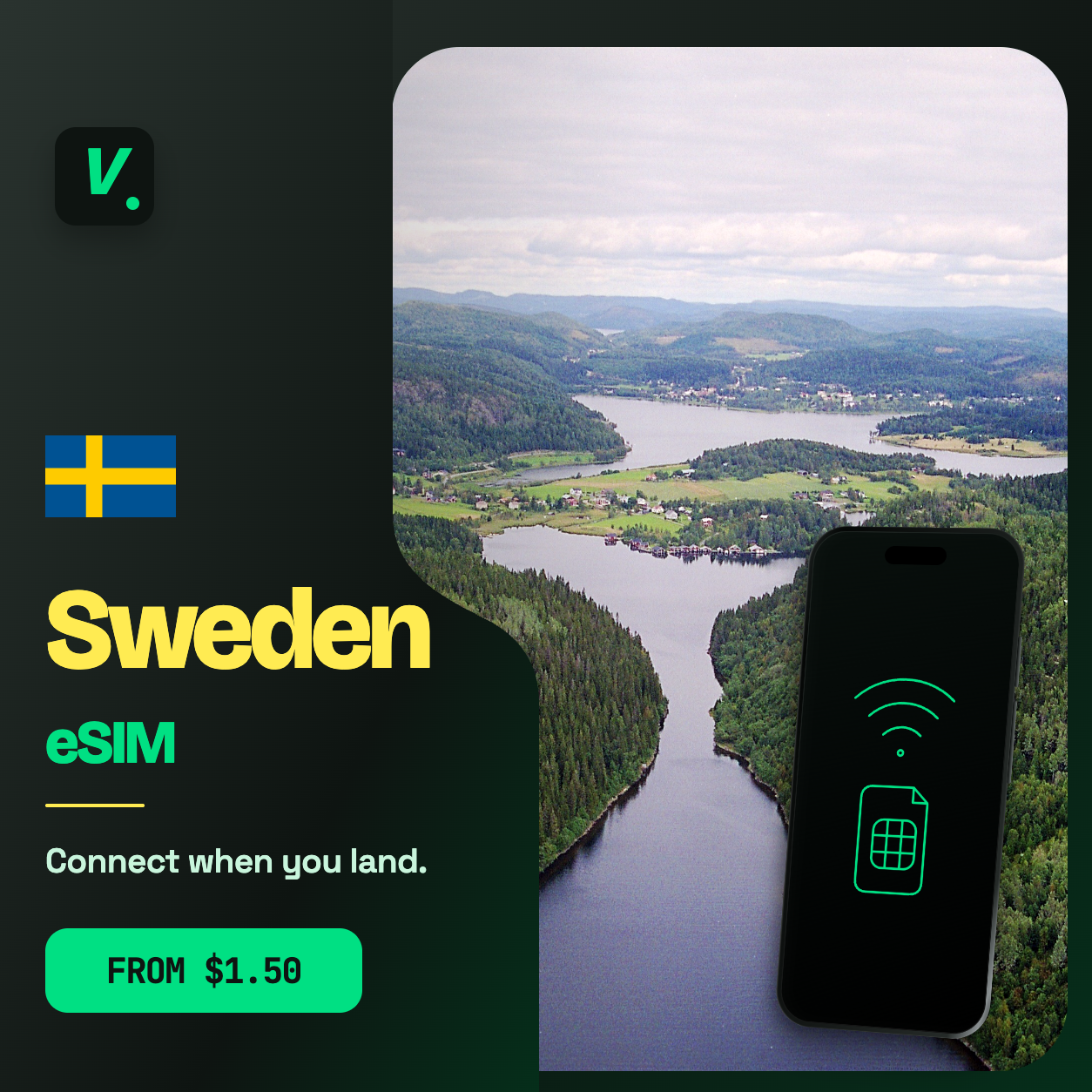 Sweden eSIM – prepaid travel data plans