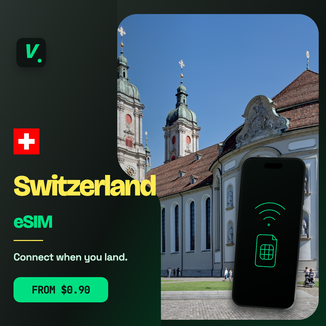 Switzerland eSIM – prepaid travel data plans