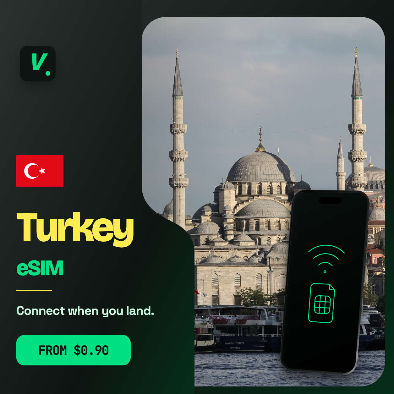 Turkey eSIM – prepaid travel data plans