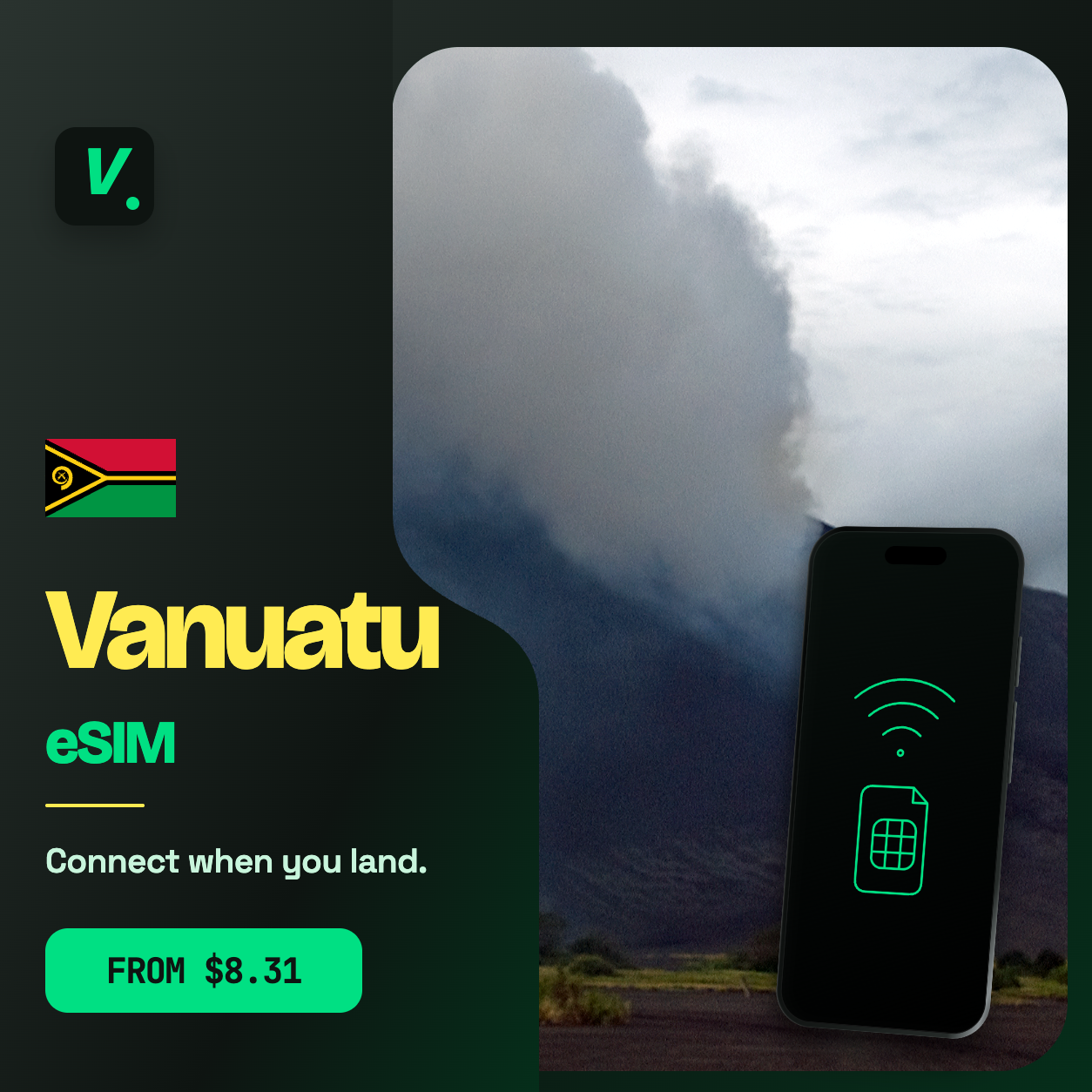 Vanuatu eSIM – prepaid travel data plans