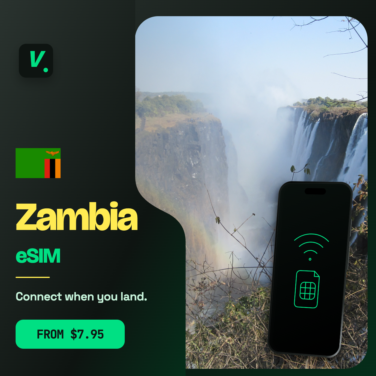 Zambia eSIM – prepaid travel data plans